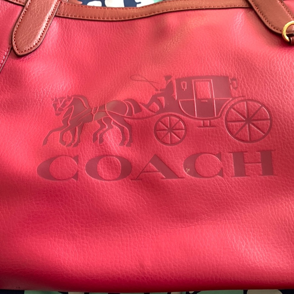 Coach Tote 12inches w x 12 h
